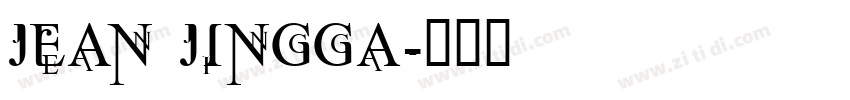 Jean Jingga字体转换